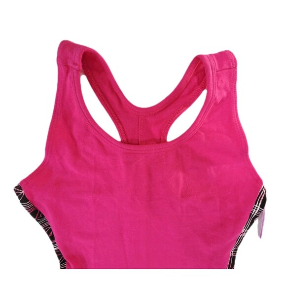 VTG Gilda Marx 80s Pink Racerback Cotton Unitard Biketard Dance Size XS (Y/J) - Picture 2 of 15